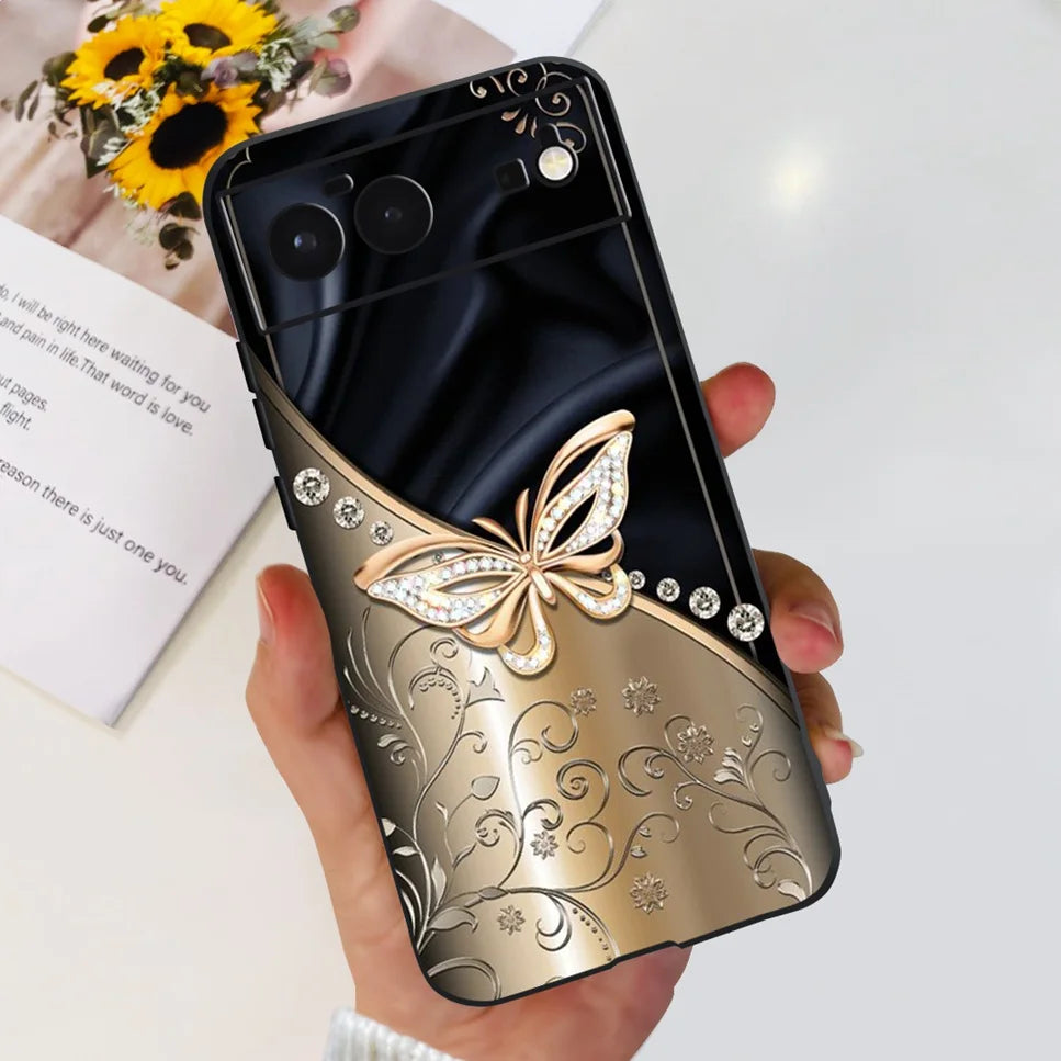 For Cover Google Pixel 6 Case Cute Cat Cartoon Bumper Back Shockproof Soft TPU Case For Google Pixel 6A 6PRO Pixel 6 Phone Cases