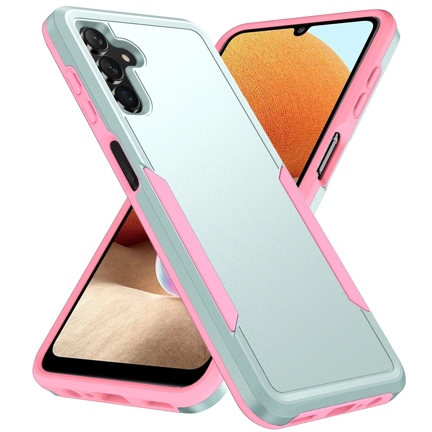 Hard Strong Fashion Armor Case for Samsung Galaxy A56 A36 A16 5G A54 A14 A55 A35 A53 A15 S24 S23 S25 Edge Ultra S22 Plus S21 FE