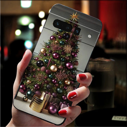 Phone Case For Google Pixel 10 9 Pro XL 9A 8 7 6 Pro Pixel 8A 7A 6A Pixel 8 7 6 5 Winter Christmas Case