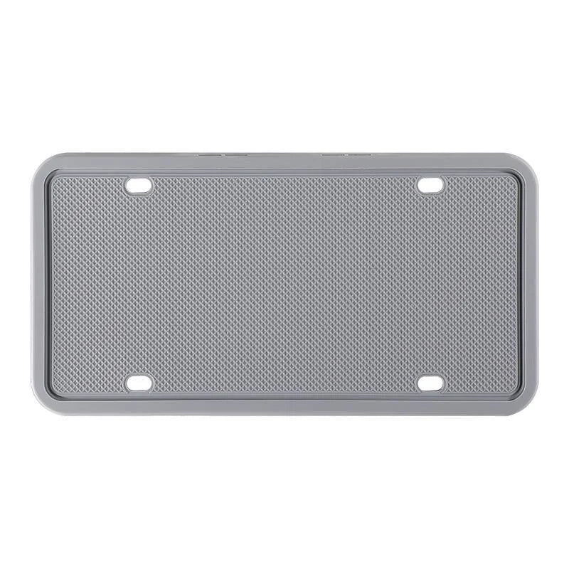 Silicone license plate frame, American and Canadian license plate frame, waterproof, rust proof, without damaging the paint