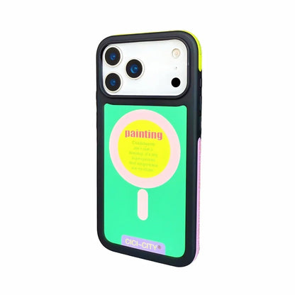 17 ProMax Creative Color Dopamine Magnetic Phone Case For iPhone 17 Air 16 15 14 Pro Max 13 Magsafe Shockproof Protective Cover
