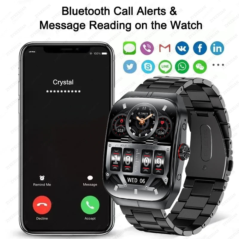 2025 New HD  AMOLED screen For OPPO Watch 4 Pro Sports Smart Watches Men GPS Track Waterproof Bluetooth Call NFC Smart Watch
