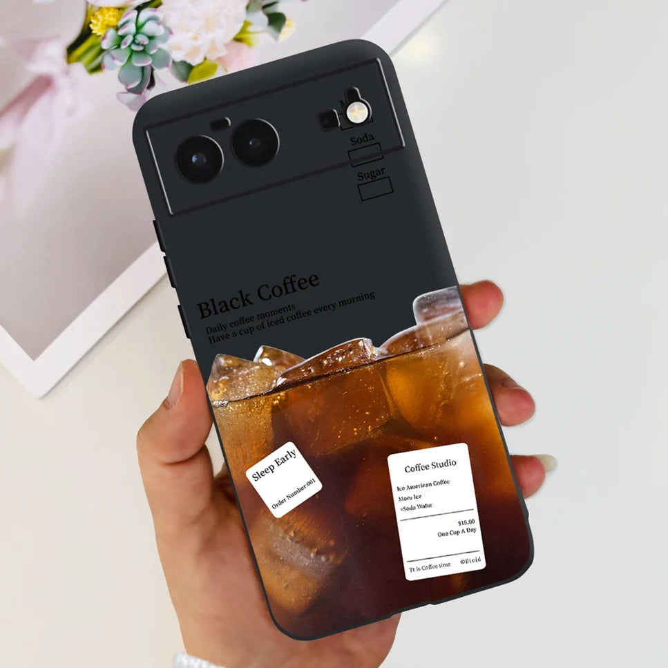 For Cover Google Pixel 6 Case Cute Cat Cartoon Bumper Back Shockproof Soft TPU Case For Google Pixel 6A 6PRO Pixel 6 Phone Cases