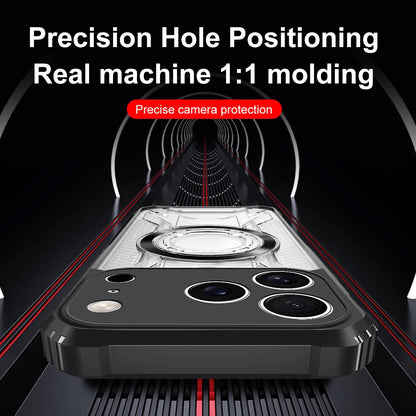 Shockproof Armor Magnetic Case for IPhone 17 Air 16E 15 14 Plus 13 12 11 17 Pro Max for Magsafe Wireless Charging PC Hard Case