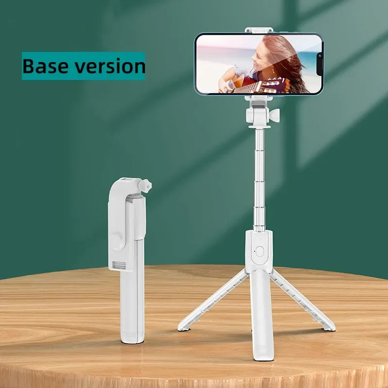 F2 10 Mobile Phone Live Holder Smartphone Retractable Wireless Live Broadcast Stand Dimmable Selfie Stick LED Fill Light Video