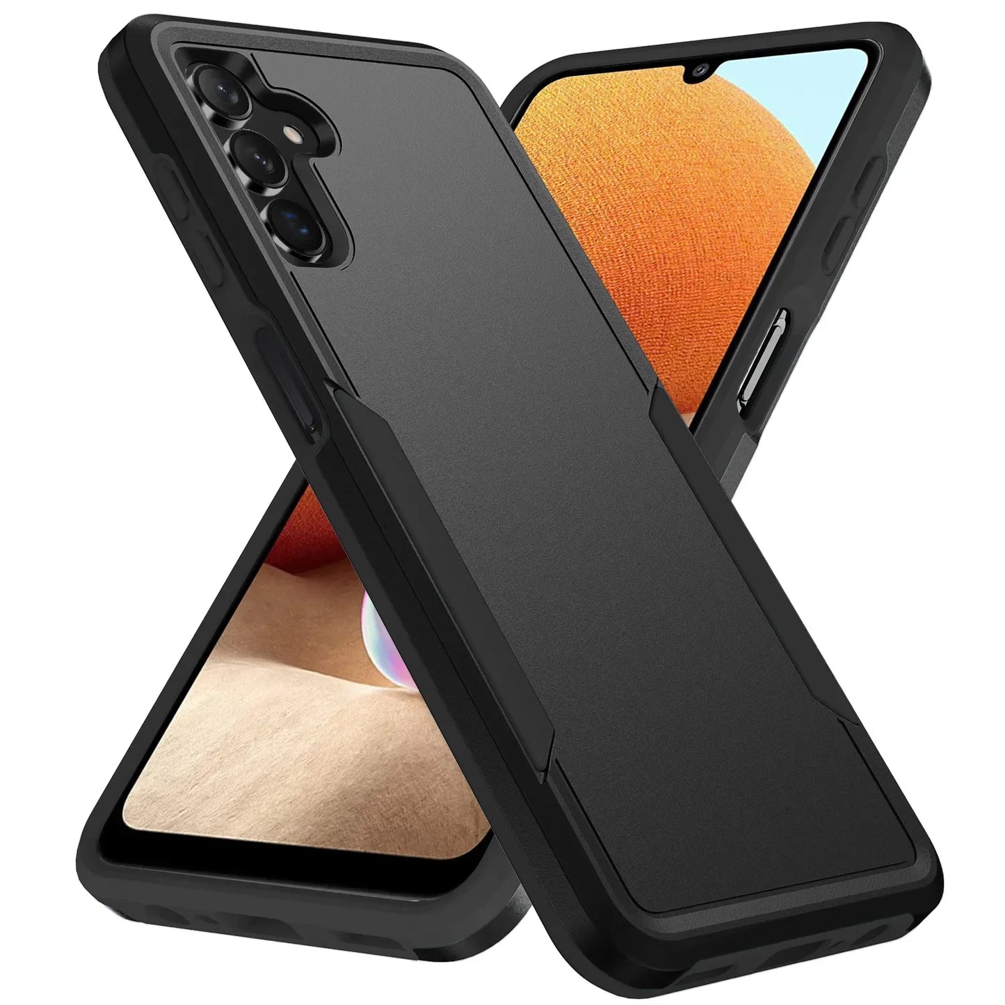 Hard Strong Fashion Armor Case for Samsung Galaxy A56 A36 A16 5G A54 A14 A55 A35 A53 A15 S24 S23 S25 Edge Ultra S22 Plus S21 FE