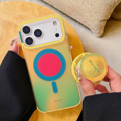 Luxury Fashion Matte Color Changing Magsafe Phone Cases for iPhone 17 Air 16 15 Pro Max 14 13 Magnetic Wireless Charge Cover