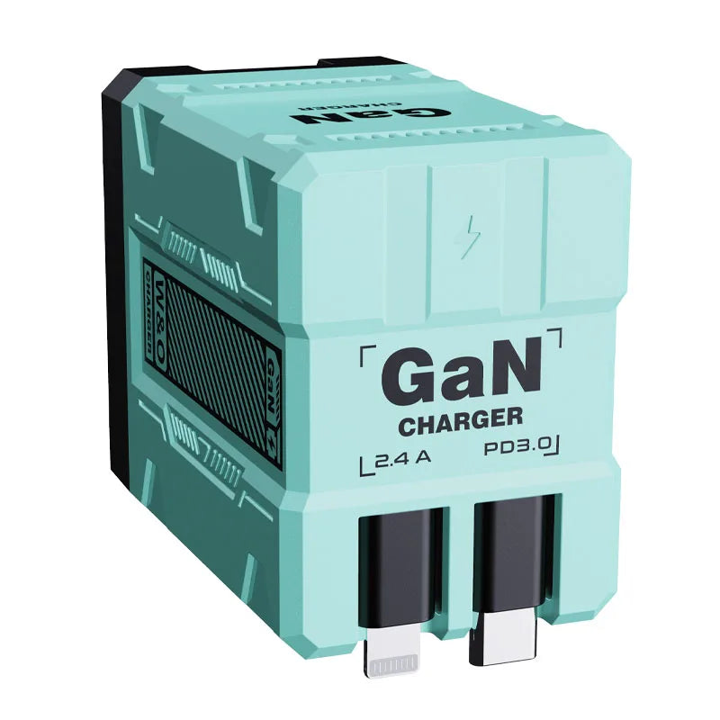 Total 20W USB C Charger GaN Fast Charging Wall Charger For iPhone Samsung Xiaomi Quick Charge EU/US Plug Phone Charger Adapter