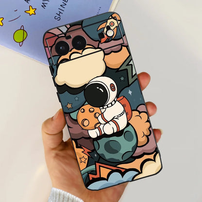 For Cover Google Pixel 6 Case Cute Cat Cartoon Bumper Back Shockproof Soft TPU Case For Google Pixel 6A 6PRO Pixel 6 Phone Cases