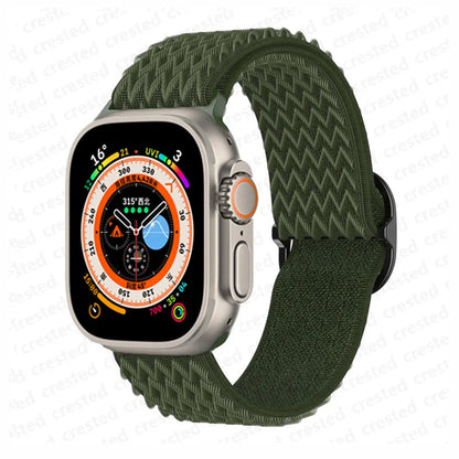 Scrunchie Strap for Apple watch band 45mm 44mm 40mm 41mm 42mm 46mm 49mm Elastic Nylon bracelet iWatch 11 10 9 8 7 6 se Ultra 3/2