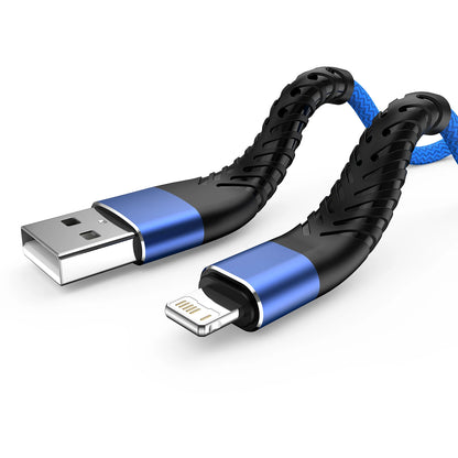 USB Cable For iPhone 14 13 12 11 Pro Max 6 6s 7 8 Plus XS X XR SE iPad 3A Fast Charging Phone Data Sync Wire Cord 0.25M 1M 2M 3M
