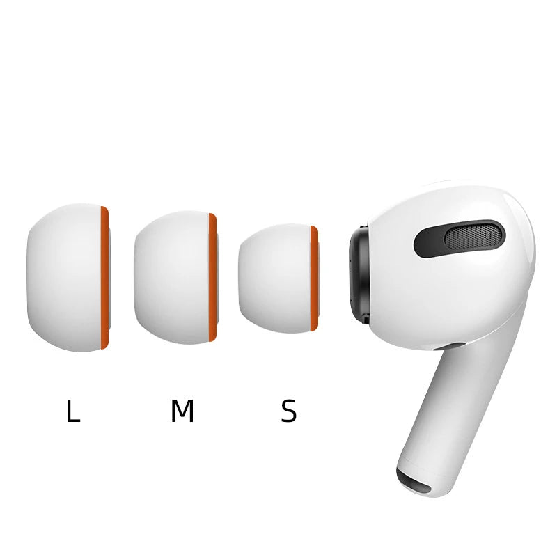 Memory Foam Ear pads For Airpods Pro Wireless Bluetooth Earphones Silicone Ear Covers Caps Earphone Earpads Eartips 2pcs/pair - covers4phones