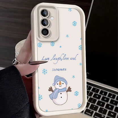 Christmas Tree Case for Samsung Galaxy S25 Ultra Plus S24 S23 S22 S21 S20 FE A73 A72 A71 A56 A55 A54 5G A52 A52S A51 4G Cover