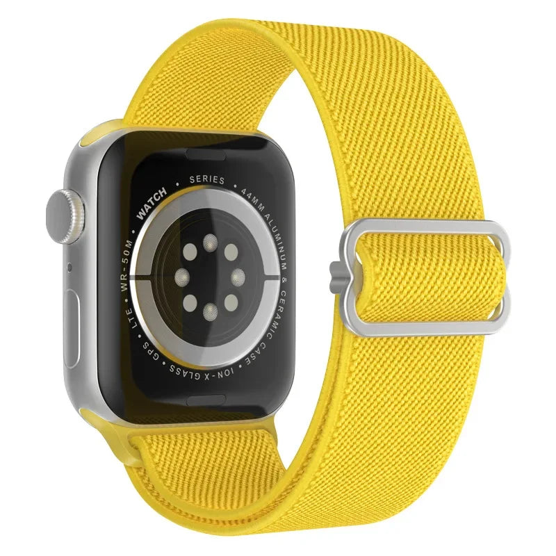 Bling Nylon Strap for Apple Watch Band 44mm 40mm 38mm/42mm bohemian Bracelet iWatch Series 7 6 5 4 3 41mm 45mm 8 9 ultra 2 49mm
