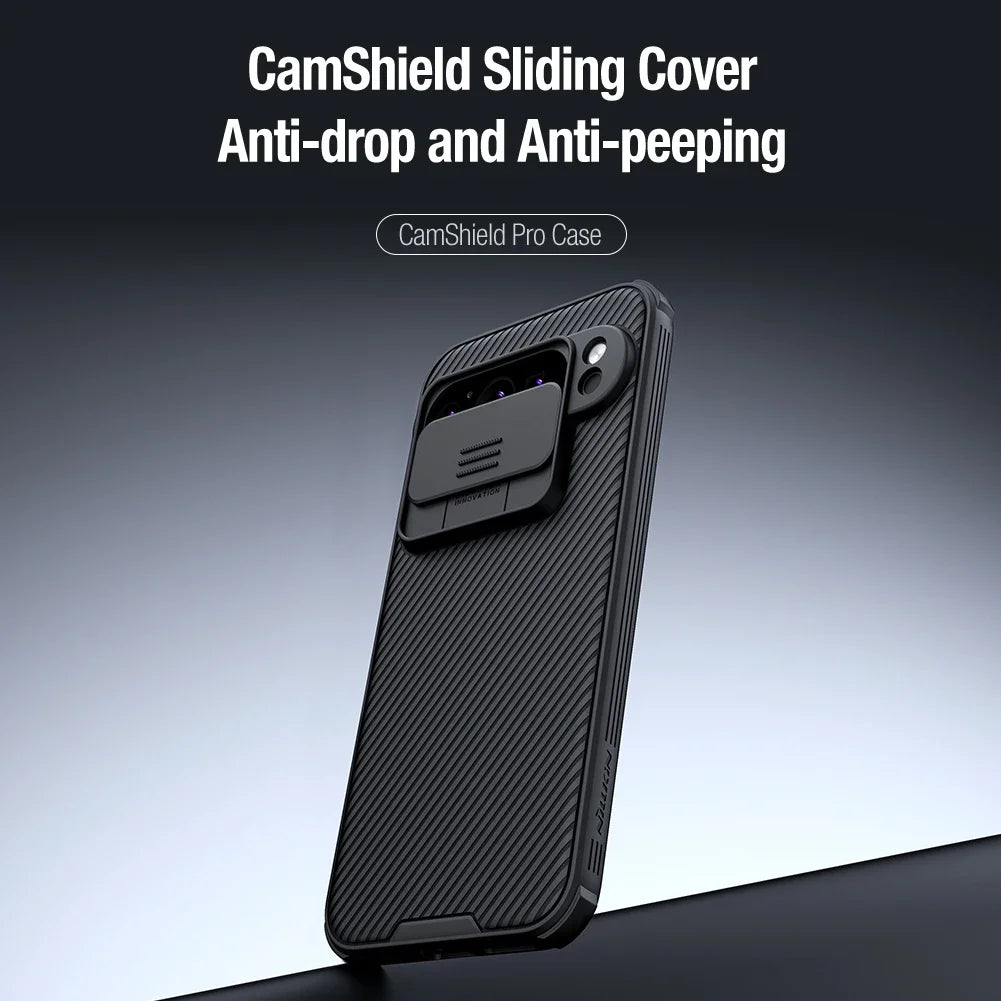 for Google Pixel 9 Pro / 9 Pro XL Case Nillkin CamShield Slide Camera Cases Ultra-Thin Privacy Lens Protection 360 Cover