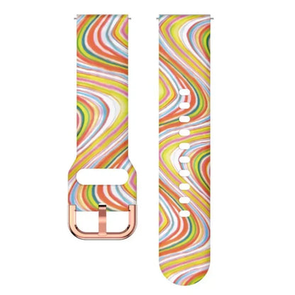 18mm 20MM 22mm band For Redmi Watch 5 lite/ Xiaomi Mi Watch 5 Active Wristband Printed Silicone Bracelet Sport strap Accessories