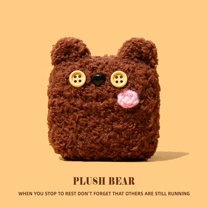 Rabbit Plush Case for AirPods 4 Airpod 1 2 3 Pro Pro2 Bluetooth Earbuds Charging Box Protective Earphone Case Cover