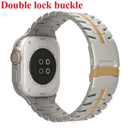 Stainless Steel Strap For Apple Watch Series 10 9 8 7 46mm 45mm SE 6 42mm 44mm Metal Bracelet Band For iWatch Ultra Ultra2 49mm