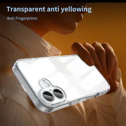 Transparent Protective Case For Iphone 17/17air/17pro/17promax Shockproof Back Cover/Anti-Drop 4 Corners