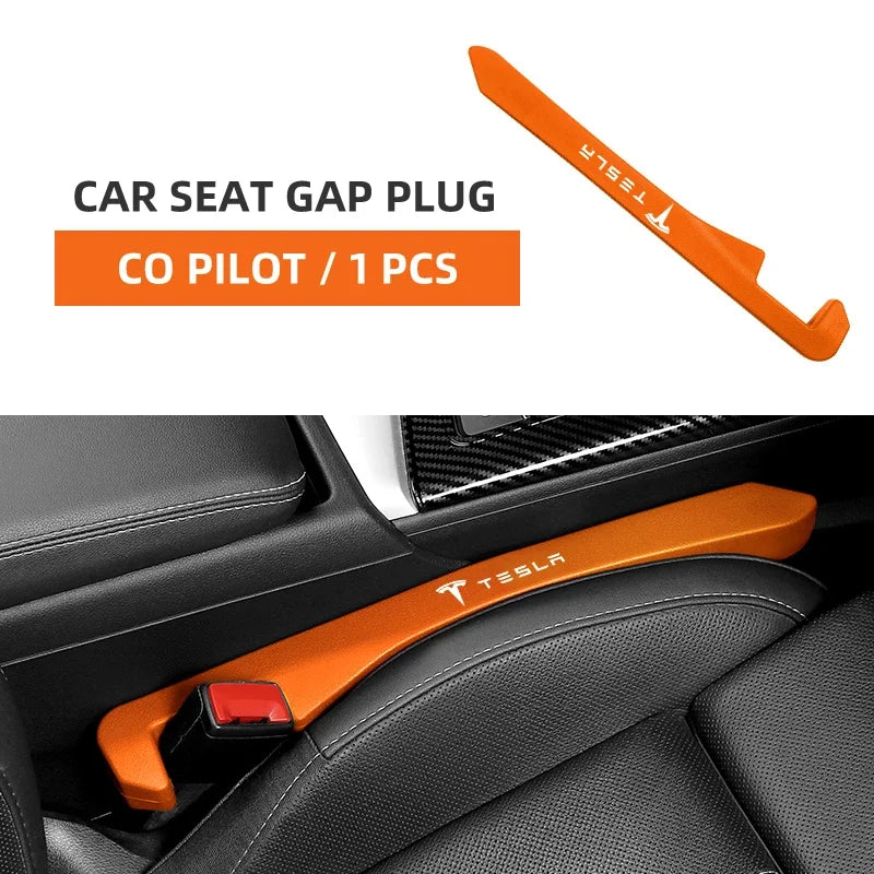 1pcs Car Seat Side Filling Strip Gap Car Interior Decoration Supplies for Tesla Model 3 2022 X S Cc3 Cybertruck 2021 Y Juguete