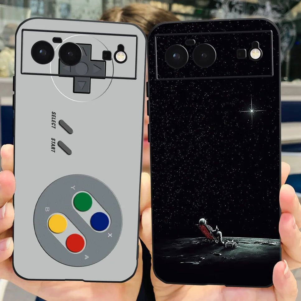 For Cover Google Pixel 6 Case Cute Cat Cartoon Bumper Back Shockproof Soft TPU Case For Google Pixel 6A 6PRO Pixel 6 Phone Cases