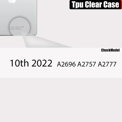 Clear Case For Ipad Pro 11 12.9 10.5 9.7 9th Generation With Pencil Holder Cover Ipad Mini 6 Air 5 4 3 2 1 10th 8 7 5 Tpu Case