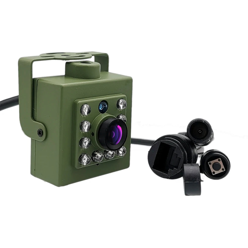 Green Wifi Bird Box Camera Audio 1920P 1080P IR CUT Night Vision RTSP FTP Mini IP IPC Pet Nest Bird Watching 2.8mm lens Camhi