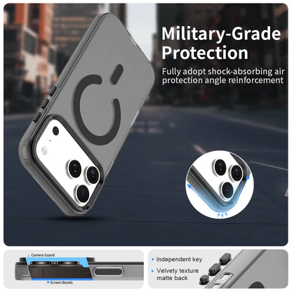 Matte Candy Magnetic Wireless Charging Case For iPhone 17 Pro Max Air iPhone17Pro 5G For Magsafe ShockProof Soft Cover