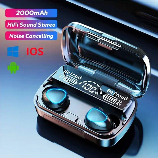 Bluetooth Earphones Wireless Headphone Waterproof Earpieces Sport Earbuds For Huawei Iphone OPPO Xiaomi TWS Music Headset
