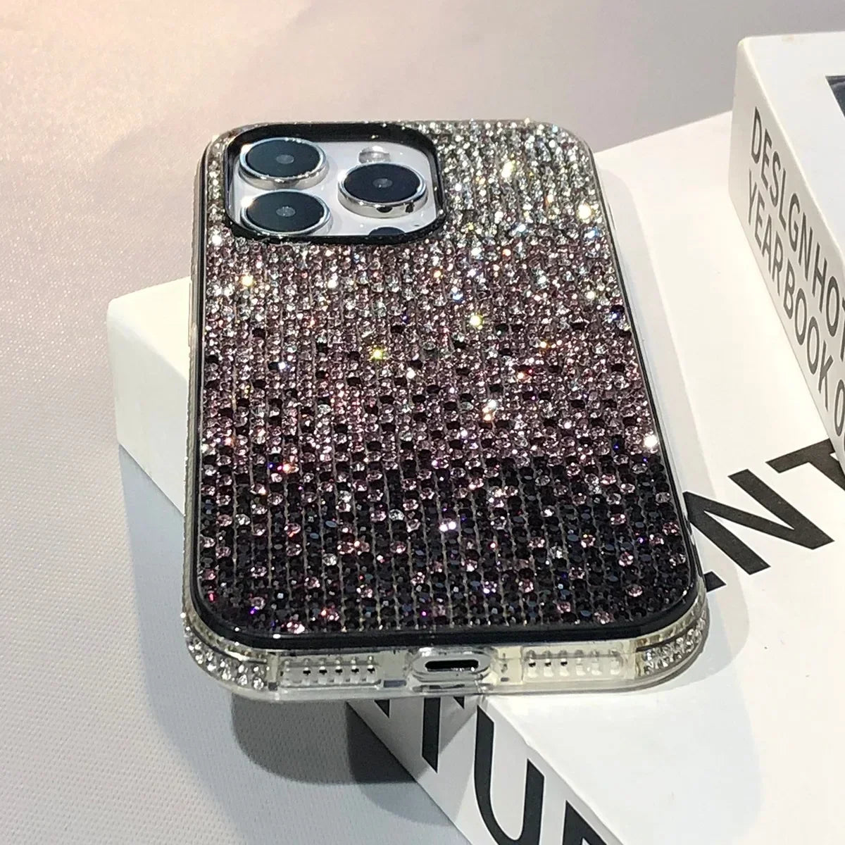 17 16 15Pro Max Luxury Case Full Shinny Diamond Bumper Frame Cover for iPhone 17 16 11 12 13 14 15 Pro Max Xr 17 Air Cases