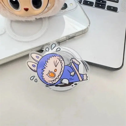NEW Korea INS Y2K Cartoon Holder For Magsafe Pop.sockets Magnetic Griptok Grip Tok Stand Foldable Phone Bracket Case Accessories