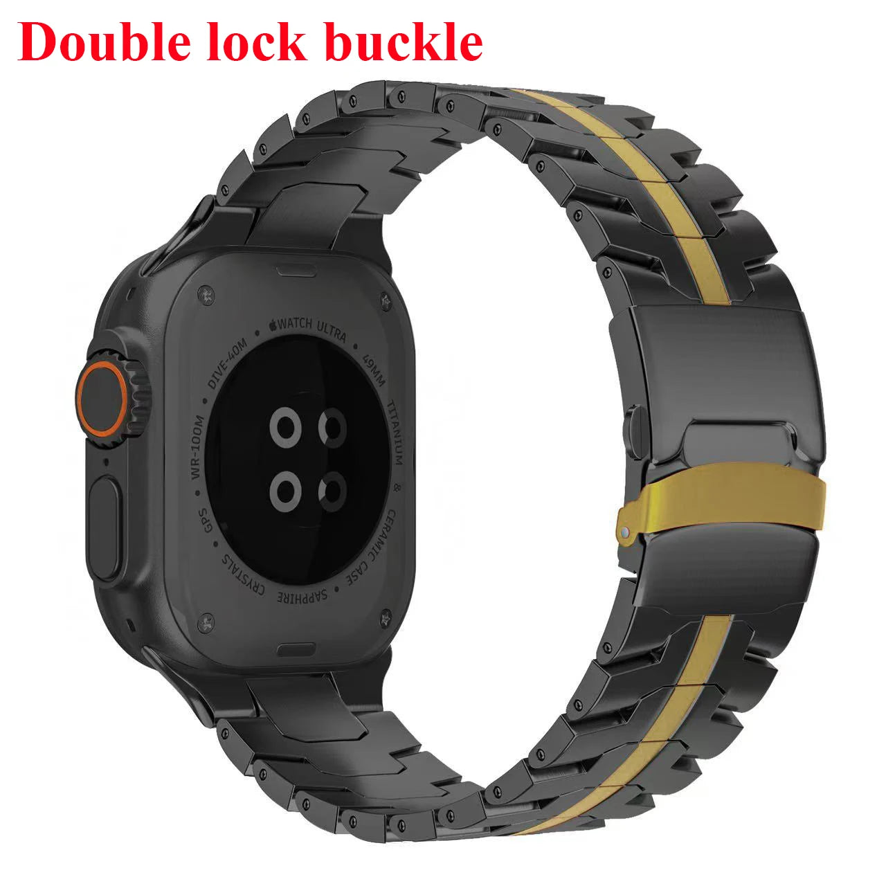 Stainless Steel Strap For Apple Watch Series 10 9 8 7 46mm 45mm SE 6 42mm 44mm Metal Bracelet Band For iWatch Ultra Ultra2 49mm