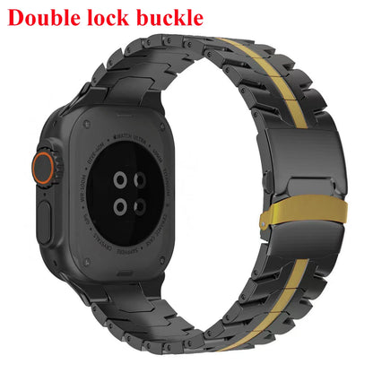Stainless Steel Strap For Apple Watch Series 10 9 8 7 46mm 45mm SE 6 42mm 44mm Metal Bracelet Band For iWatch Ultra Ultra2 49mm