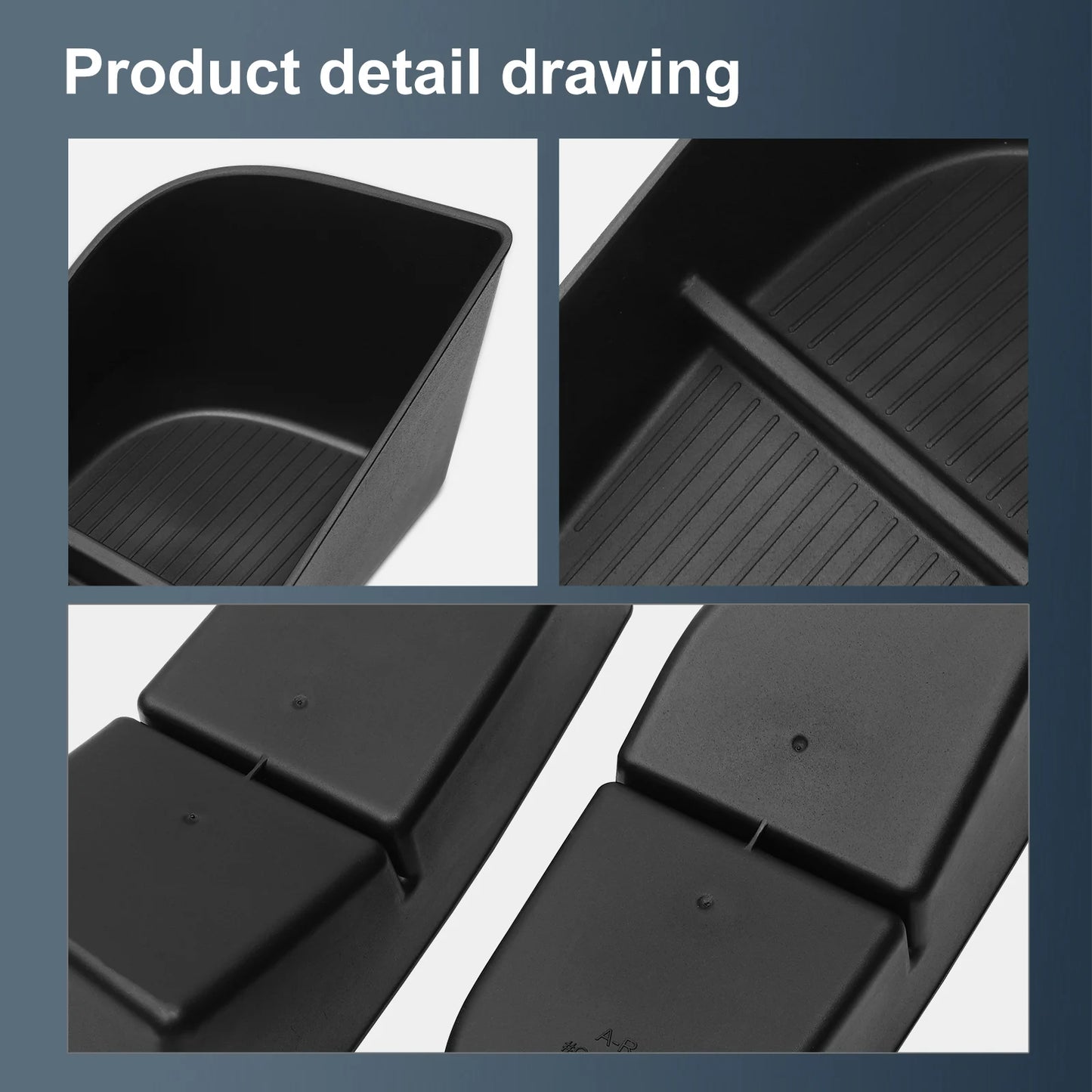 for Xpeng G6 2023 2024 Car Door Side Storage Box Car Accessories TPE Front Gate Slot Anti Dirty Storage Organizer Tray