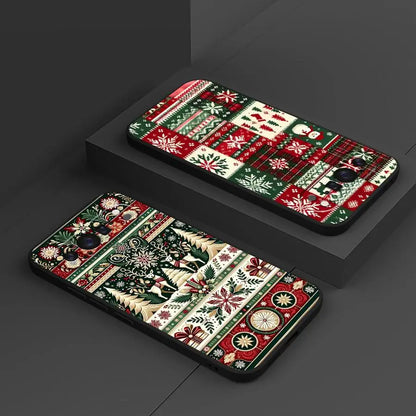 Phone Case for Google Pixel 6 7 8 Pro 6a 8a 10 9 Pro XL 9a 7a Black Soft Shell Christmas Deer Hot