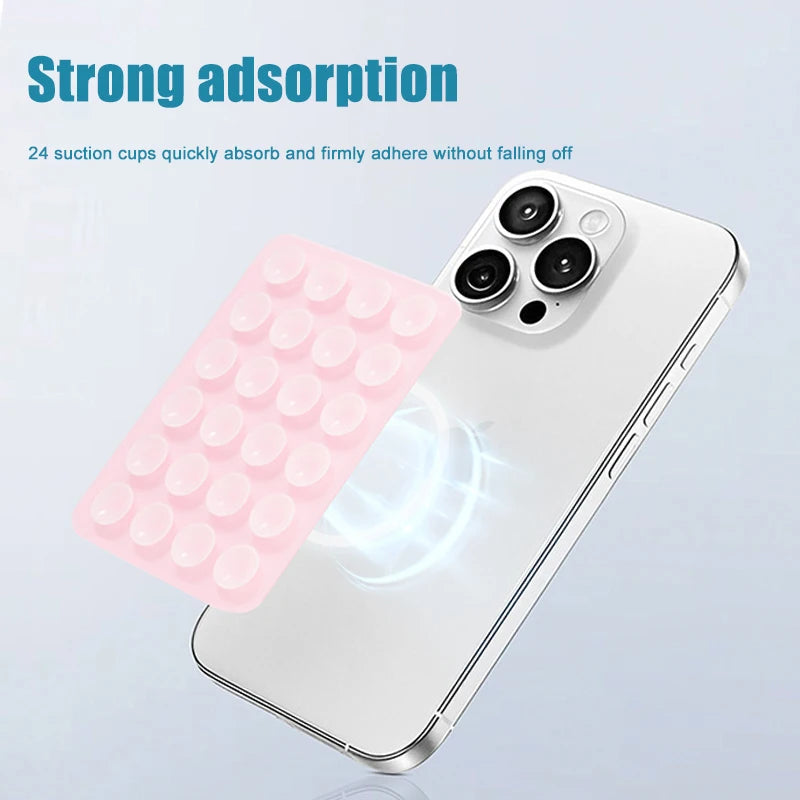 Fashion 2IN1 Suction Cup Bracket Lens Protection Phone Cases For iPhone 17 16 13 11 14 15 12 17 Pro Max Case Phone Accessories