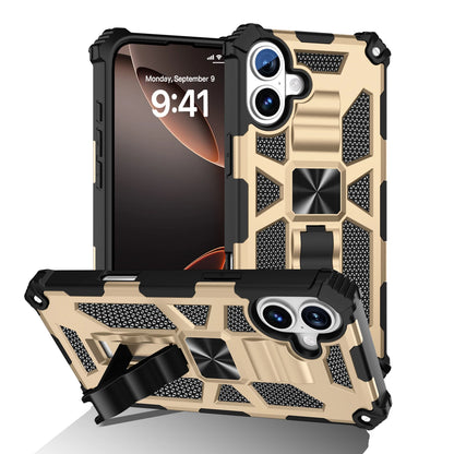 Military Grade Kickstand Magnetic Shockproof Case For iPhone 16 15 14 13 12 11 Pro Max Mini Plus XR Hybrid Armor Anti Drop Cover