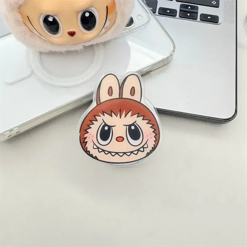 NEW Korea INS Y2K Cartoon Holder For Magsafe Pop.sockets Magnetic Griptok Grip Tok Stand Foldable Phone Bracket Case Accessories