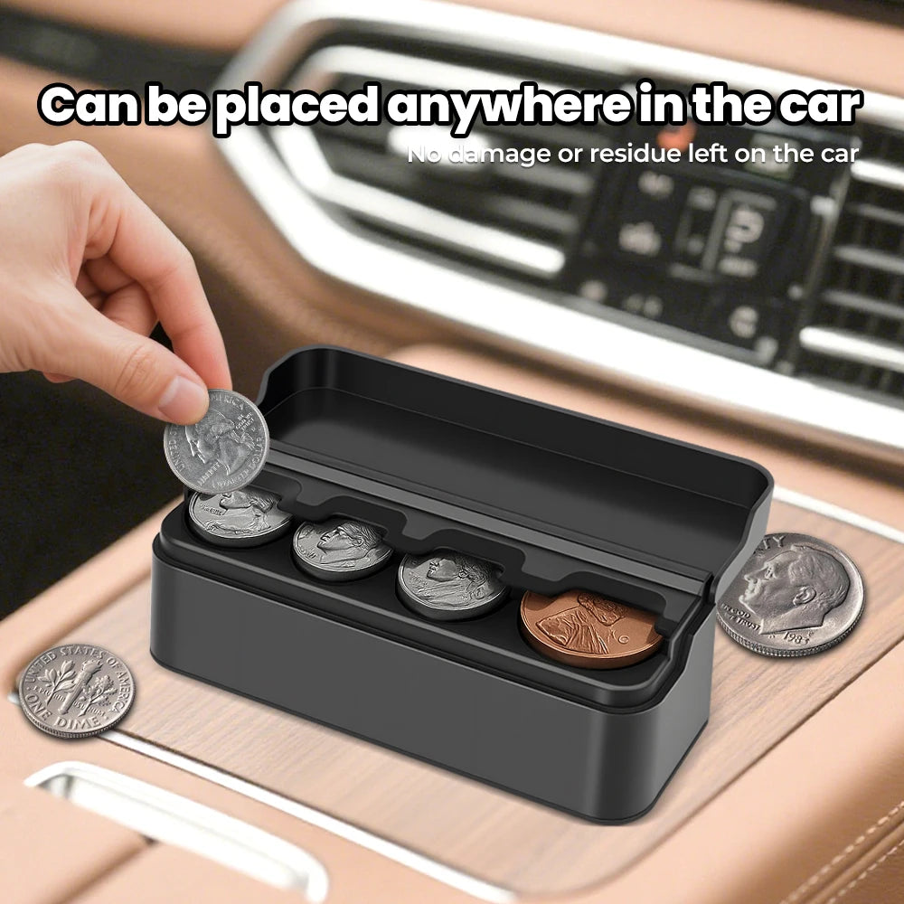 Car Coin Small Storage Home Dual Purpose Change Box Creative Coins Purse Euro Dispenser Holder Case Wallet Holders Money Boxes