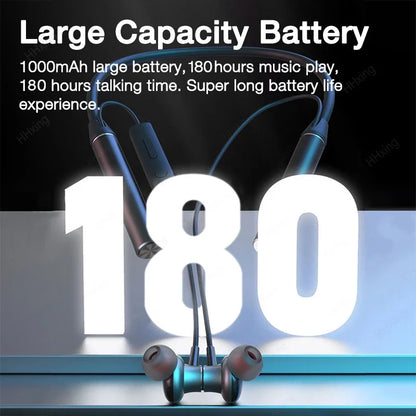 EARDECO 1000mAh Bluetooth Headphone with Mic Wireless Headphones Bass Music Headset Stereo Sport Earbuds Phone Neckband Earphone