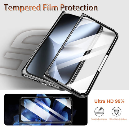 For Google Pixel 10 Pro Fold Case Protective Card Slots Leather Magsafe Holder Mobile Phone Back Cover