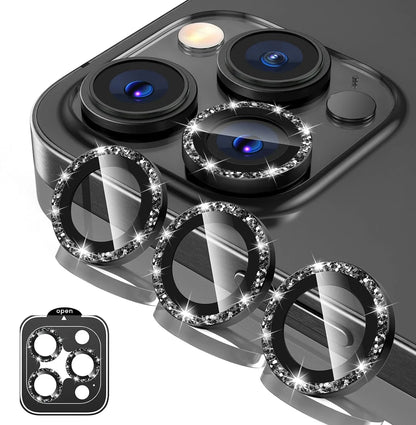 2-3Pcs Metal Tempered Glass Camera Lens Protector Cover For IPhone 15 16Pro Max 15 16 Plus Protection Phone Accessories