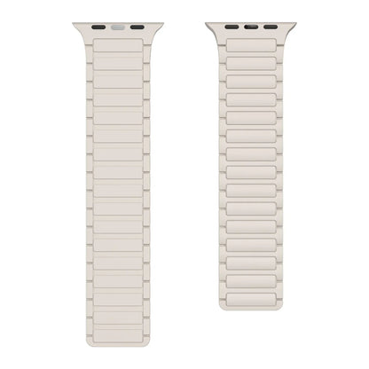 Silicone Strap for Apple Watch 46mm 42mm 49mm 45mm 41mm 44mm 40mm Magnetic Band for IWatch Ultra 2 Series 10 9 8 7 6 SE 5 4 3
