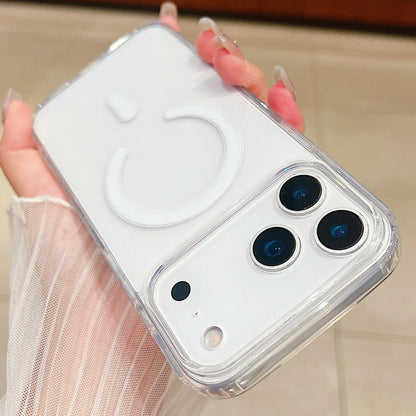Original Clear Acrylic Phone Case For iPhone 17 Air 16 15 14 13 11 12 Pro Max Mini 8 7 Plus XS For Magsafe Wireless Charge Cover