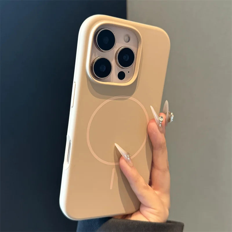 Original Liquid Silicon Magsafe Case For iPhone 17 Air 16 15 Plus 14 13 12 11 Pro Max Magnetic Wireless Charge Soft Rubber Cover