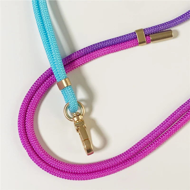 New Fashion Mobile Phone Lanyard Adjustable Outdoor Straps Universal Case Crossbody Shoulder Card Rope Anti-lost Chain for IPhone