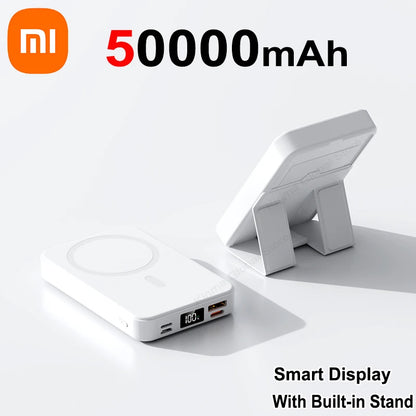 Xiaomi 200000mAh Power Bank 22.5W Magnetic Wireless With USB-C Ports Built-in Stand Fast Charging Power Bank For Iphone Samsung