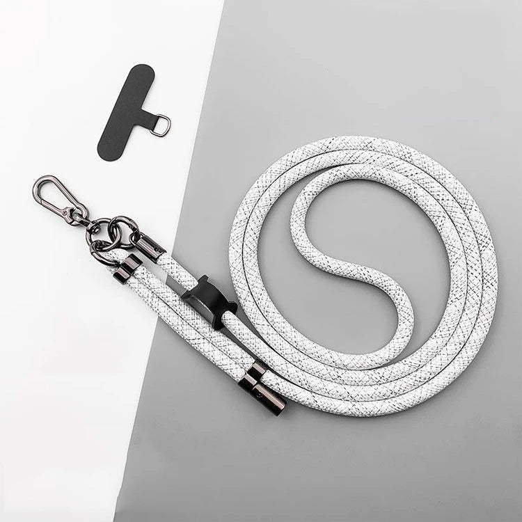 150CM Length Phone Lanyard Adjustable Detachable Neck Cord Outdoor Universal Crossbody Strap Card Clip for Mobile Phone Case