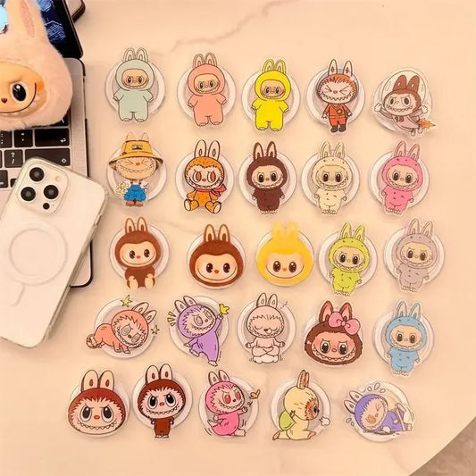 NEW Korea INS Y2K Cartoon Holder For Magsafe Pop.sockets Magnetic Griptok Grip Tok Stand Foldable Phone Bracket Case Accessories