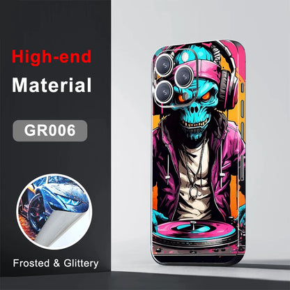 CASEKiTTY Skin Wrap Sticker Back Film For iPhone 15 Pro Max 14 Plus 13 12 Mini Protective Decal Side Frame Back Screen Protector